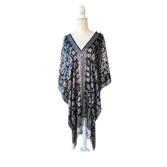 EUC Designer Pineda Covalin Pinch 100% Silk Mesoamerican Gorgeous MSRP $493 - Picture 1 of 7